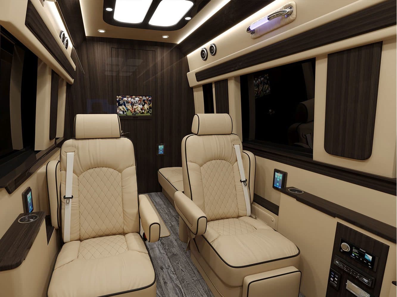 ultimate coach - luxurious interior packed with amenities
