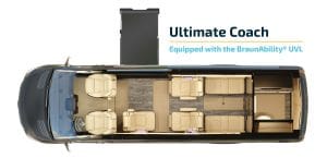 Ultimate Coach With BraunAbility Floor Plan