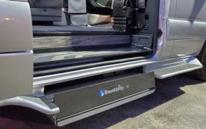 braunability chair lift shown on ultimate limo
