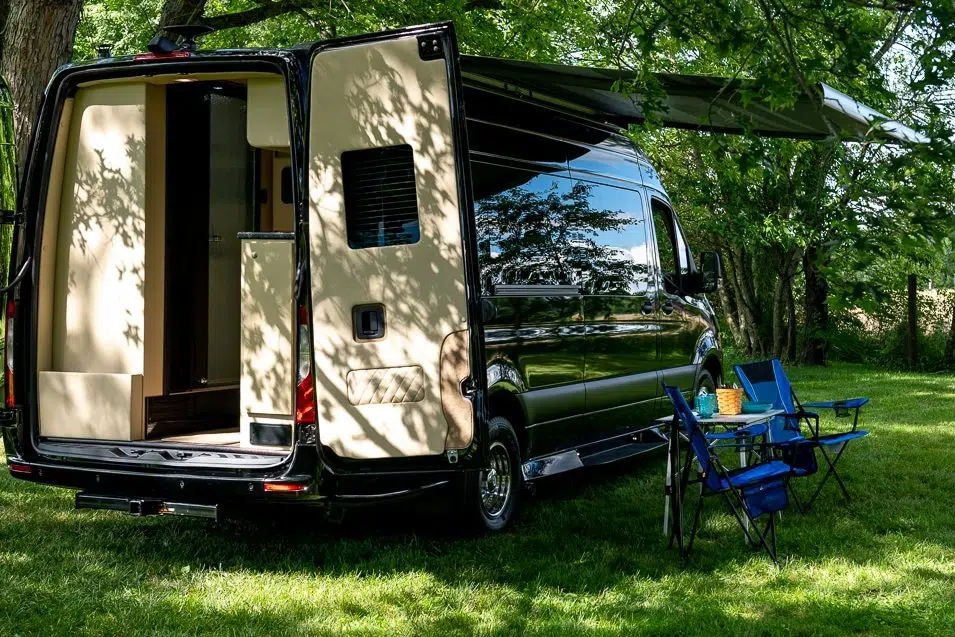 Ultimate RV awning rear view