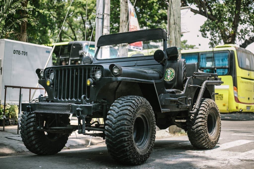 old rugged jeep 